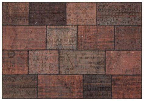 Apex Patchwork Unique Kahve 35822 162 cm X 233 cm - 1
