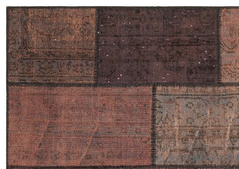 Apex Patchwork Unique Kahve 35822 162 cm X 233 cm - 4