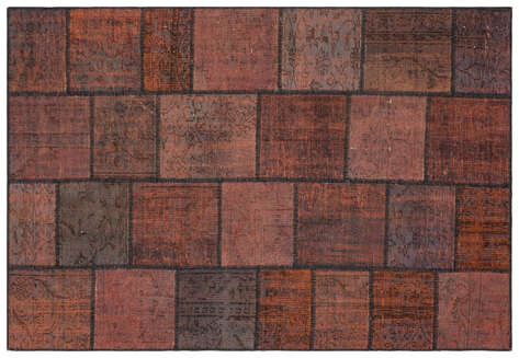 Apex Patchwork Unique Kahve 35856 161 cm X 232 cm - 1