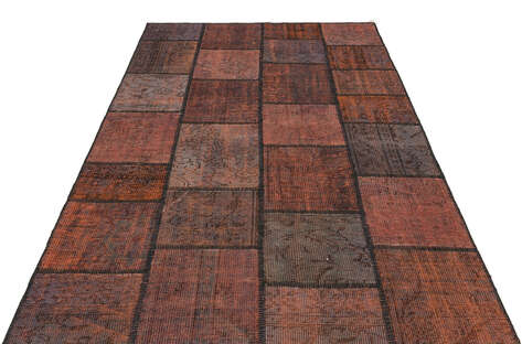 Apex Patchwork Unique Kahve 35856 161 cm X 232 cm - 3