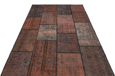 Apex Patchwork Unique Kahve 35862 162 cm X 233 cm - 3