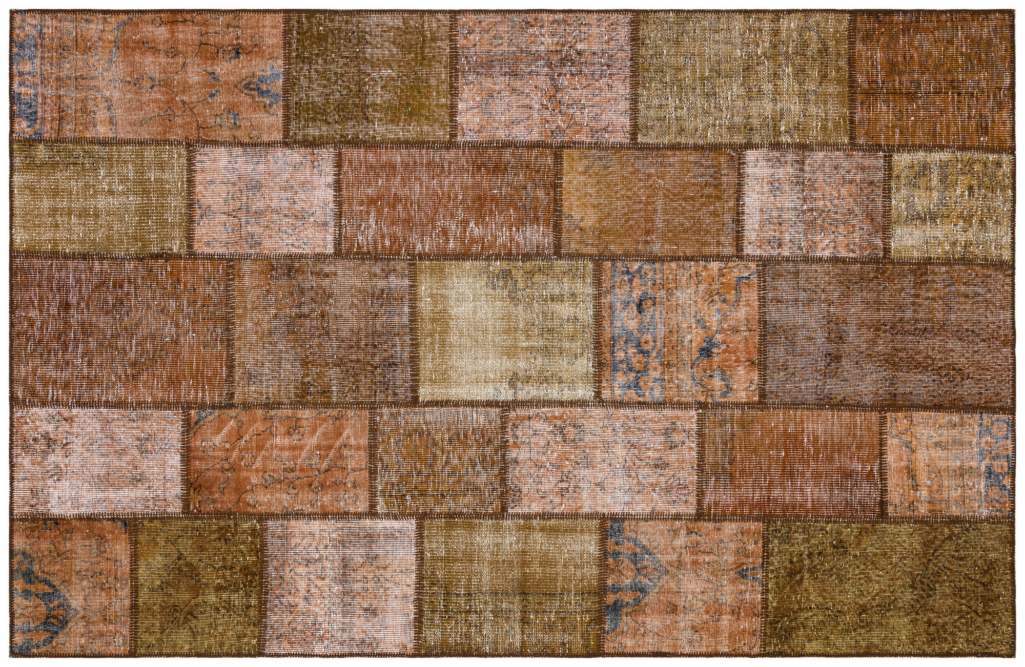Apex Patchwork Unique Kahve 36163 178 cm X 280 cm