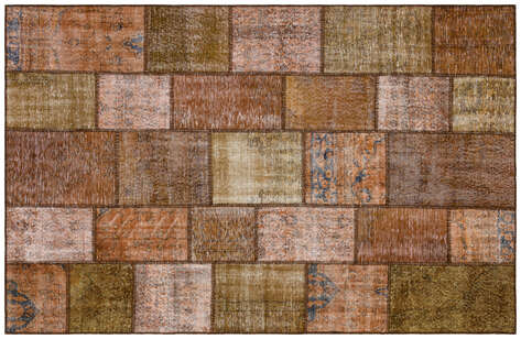 Apex Patchwork Unique Kahve 36163 178 cm X 280 cm - 1