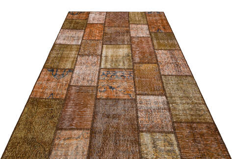 Apex Patchwork Unique Kahve 36163 178 cm X 280 cm - 3