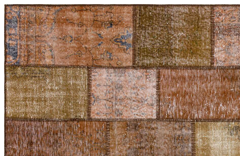Apex Patchwork Unique Kahve 36163 178 cm X 280 cm - 4