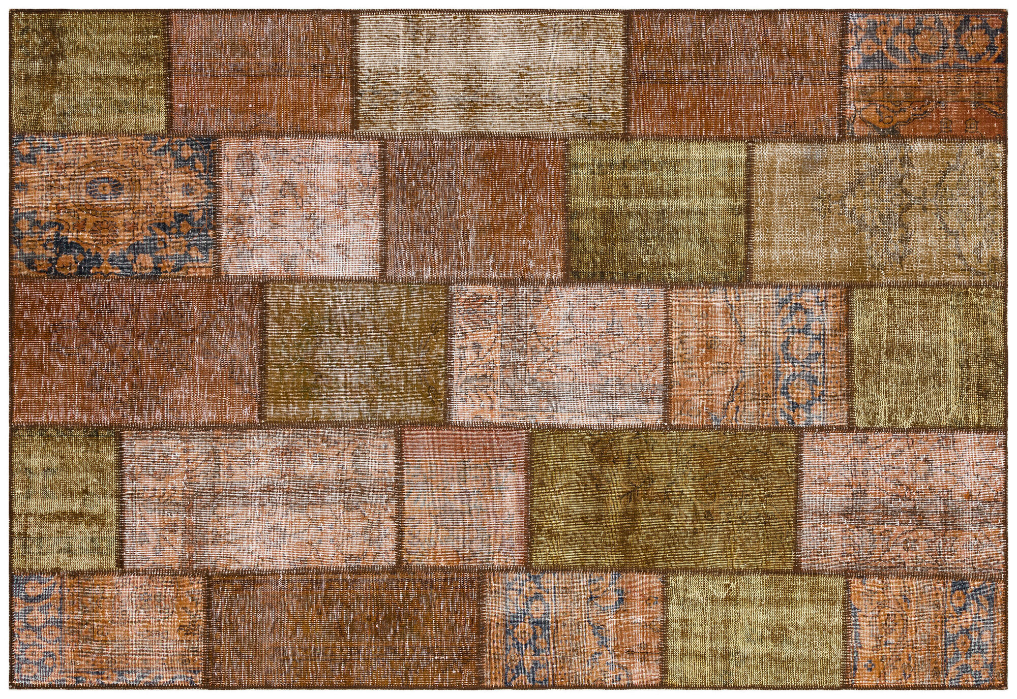 Apex Patchwork Unique Kahve 36164 190 cm X 281 cm