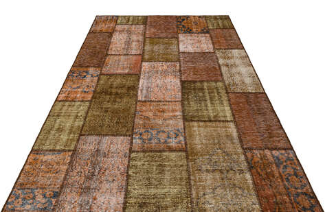Apex Patchwork Unique Kahve 36164 190 cm X 281 cm - 3