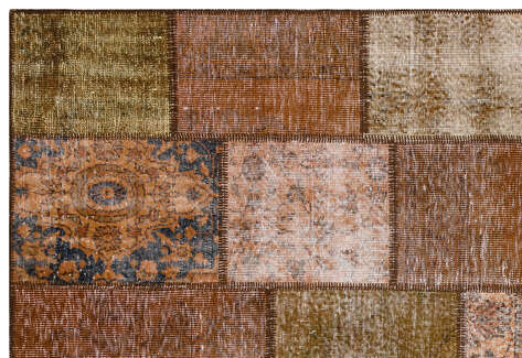 Apex Patchwork Unique Kahve 36164 190 cm X 281 cm - 4