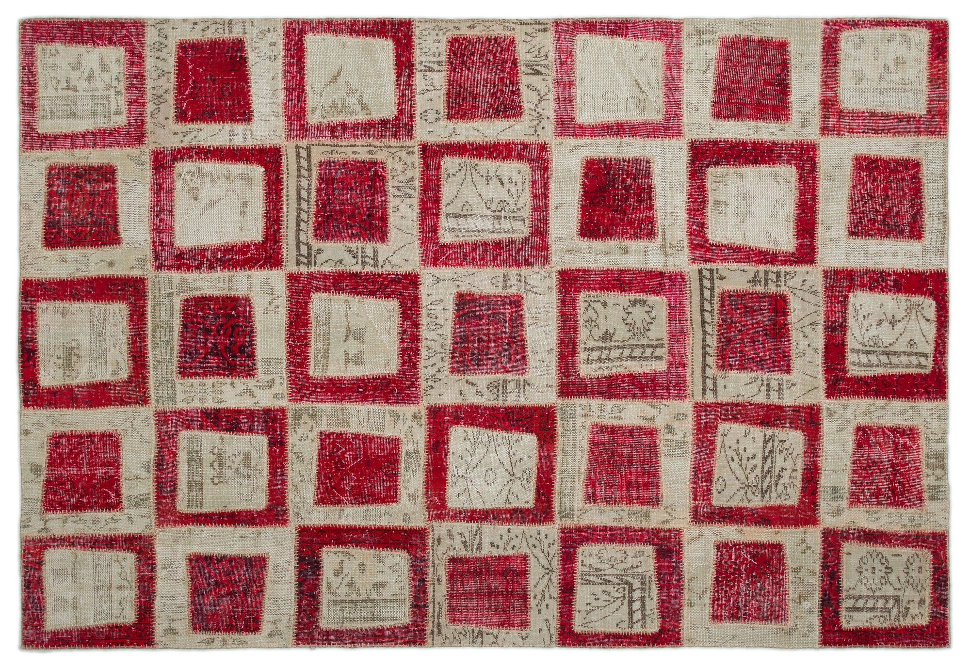 Apex Patchwork Unique Kırmızı 21041 190 cm X 280 cm