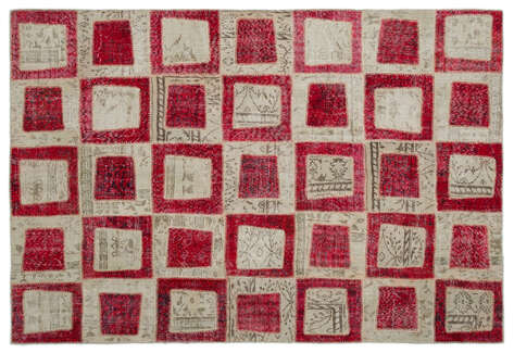 Apex Patchwork Unique Kırmızı 21041 190 cm X 280 cm - 1
