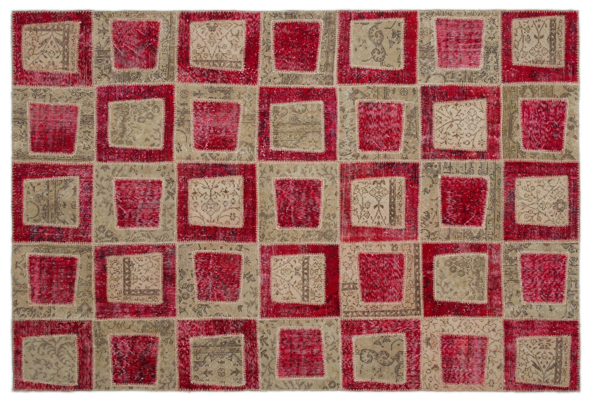 Apex Patchwork Unique Kırmızı 21045 192 cm X 282 cm