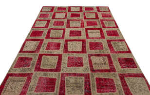 Apex Patchwork Unique Kırmızı 21045 192 cm X 282 cm (3)