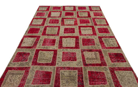 Apex Patchwork Unique Kırmızı 21045 192 cm X 282 cm - 3