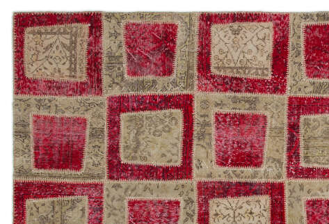 Apex Patchwork Unique Kırmızı 21045 192 cm X 282 cm - 4
