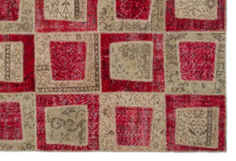 Apex Patchwork Unique Kırmızı 21045 192 cm X 282 cm - 5