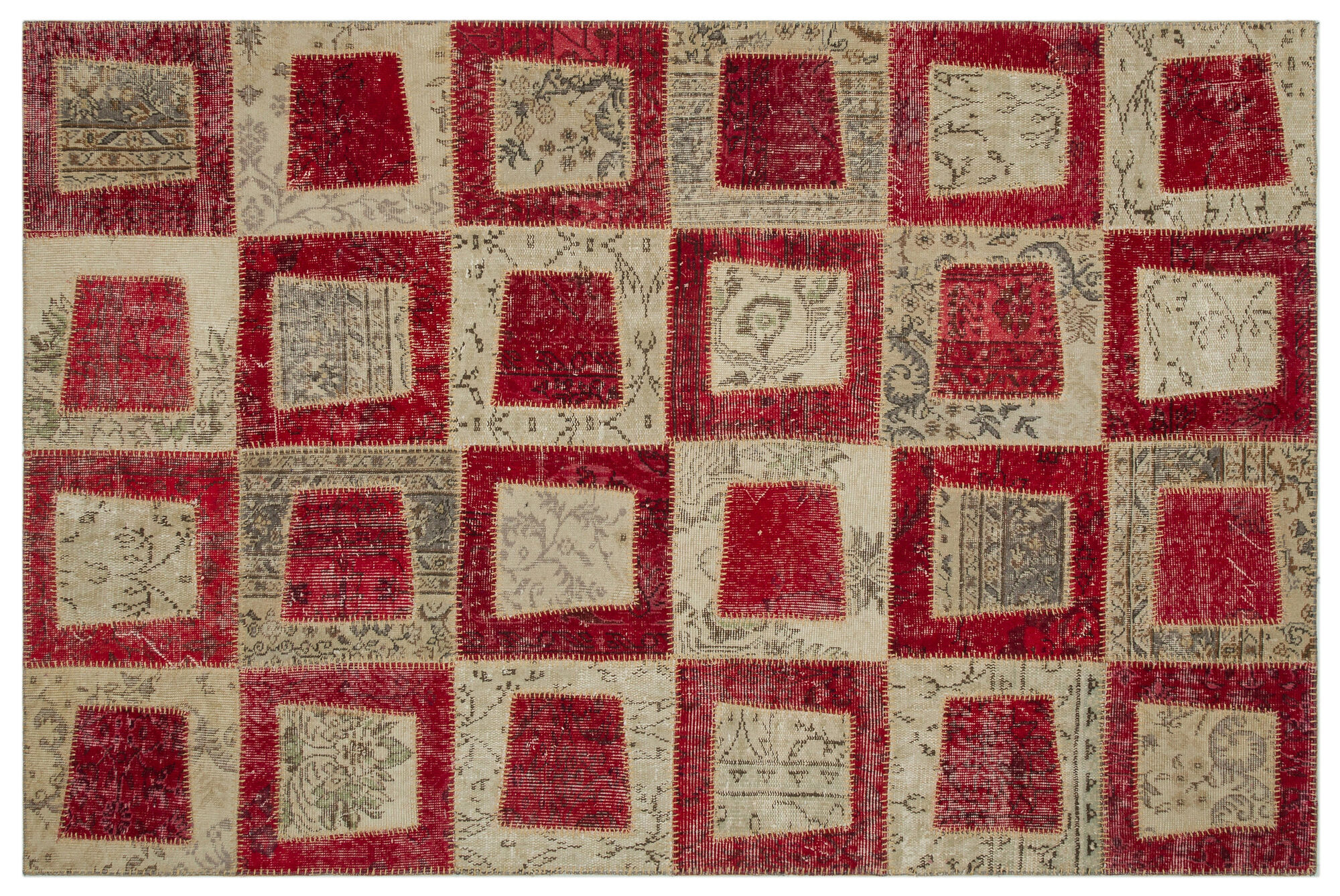 Apex Patchwork Unique Kırmızı 21557 160 cm X 233 cm