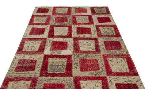 Apex Patchwork Unique Kırmızı 21557 160 cm X 233 cm - 3