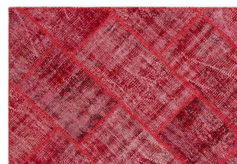 Apex Patchwork Unique Kırmızı 22023 160 cm X 230 cm - 4