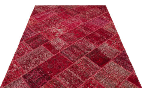 Apex Patchwork Unique Kırmızı 22073 160 cm X 230 cm - 3