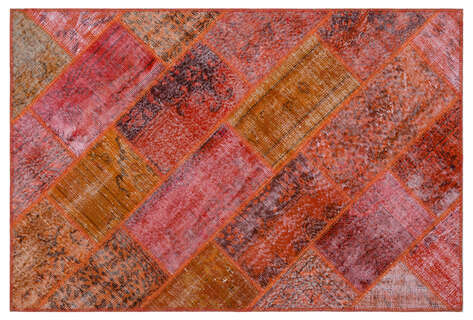 Apex Patchwork Unique Kırmızı 26666 120 cm X 180 cm - 1