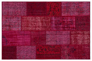 Apex Patchwork Unique Kırmızı 26728 120 cm X 180 cm (1)