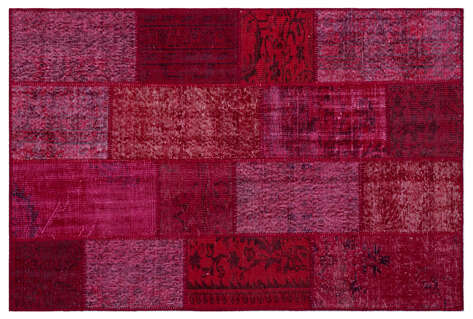 Apex Patchwork Unique Kırmızı 26728 120 cm X 180 cm - 1