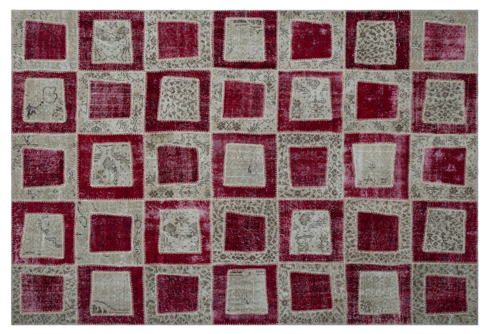 Apex Patchwork Unique Kırmızı 26800 191 cm X 281 cm