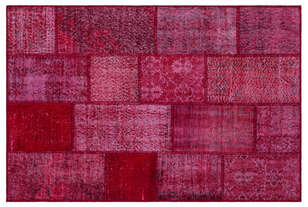 Apex Patchwork Unique Kırmızı 26830 120 cm X 180 cm (1)
