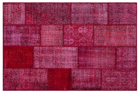 Apex Patchwork Unique Kırmızı 26830 120 cm X 180 cm - 1