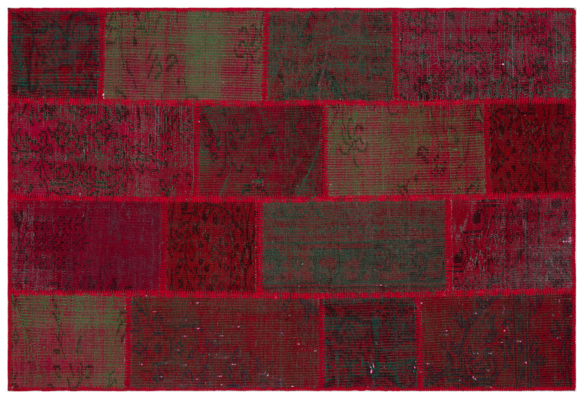 Apex Patchwork Unique Kırmızı 33128 120 cm X 180 cm