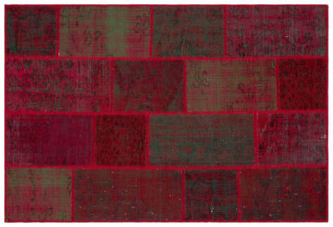 Apex Patchwork Unique Kırmızı 33128 120 cm X 180 cm - 1
