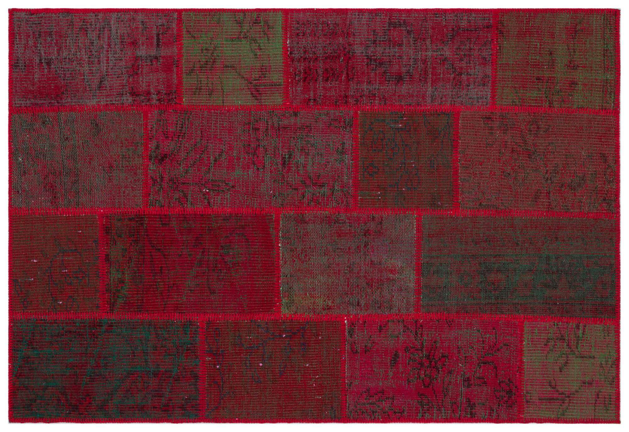 Apex Patchwork Unique Kırmızı 33142 120 cm X 180 cm
