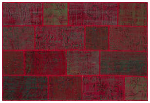 Apex Patchwork Unique Kırmızı 33142 120 cm X 180 cm (1)