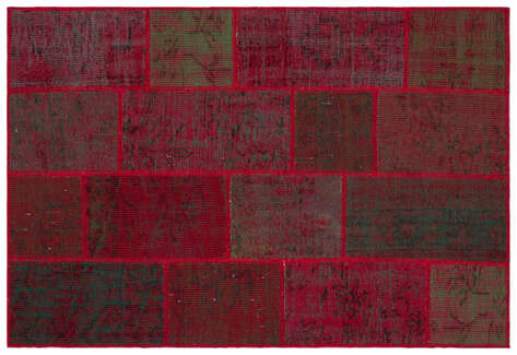 Apex Patchwork Unique Kırmızı 33142 120 cm X 180 cm - 1