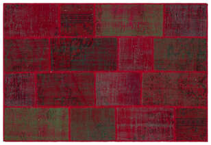 Apex Patchwork Unique Kırmızı 33156 120 cm X 180 cm (1)