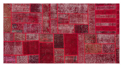 Apex Patchwork Unique Kırmızı 33845 079 cm X 153 cm - 1