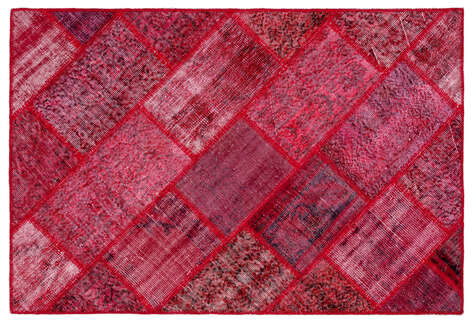 Apex Patchwork Unique Kırmızı 34124 123 cm X 181 cm - 1