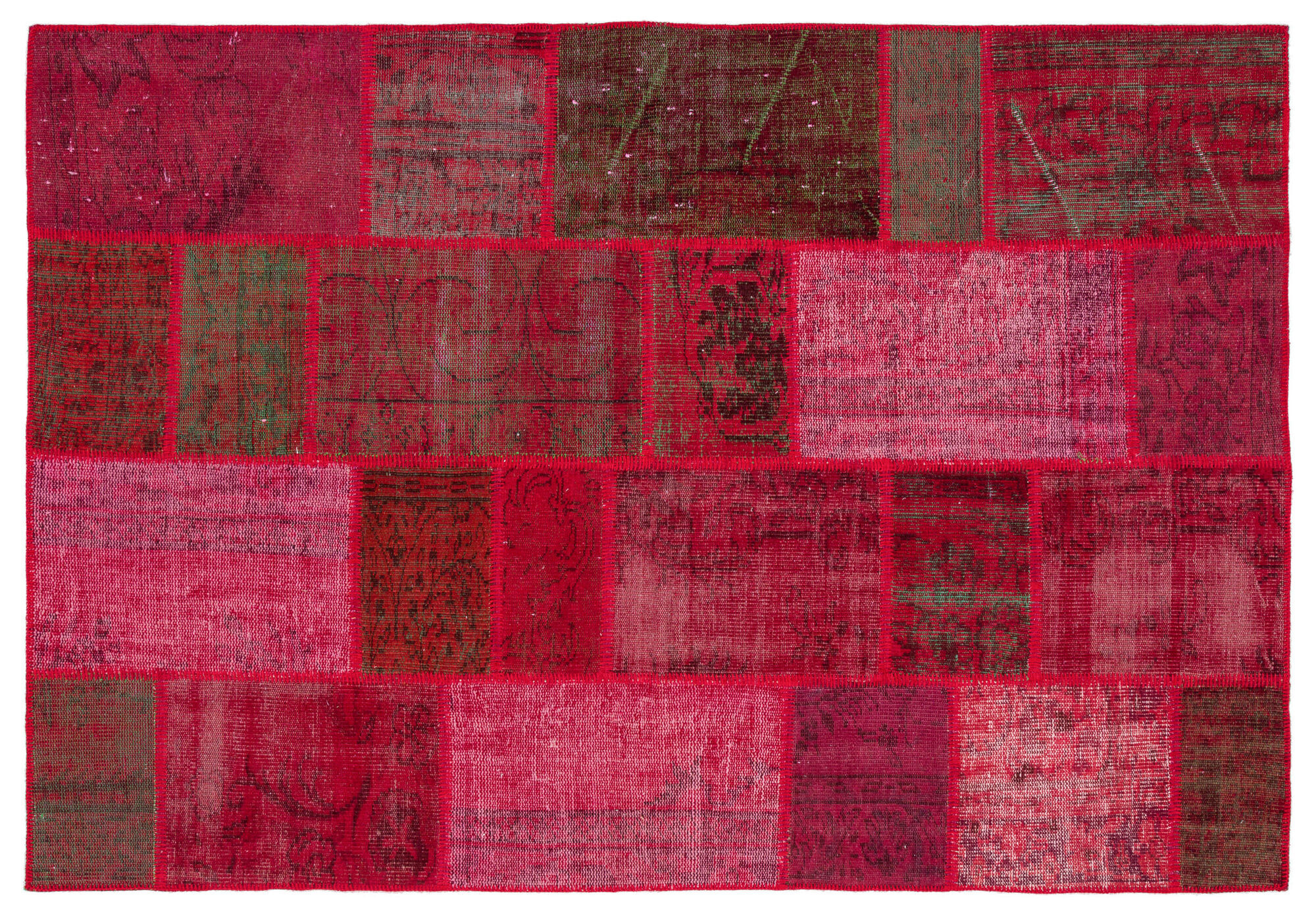 Apex Patchwork Unique Kırmızı 34205 158 cm X 231 cm