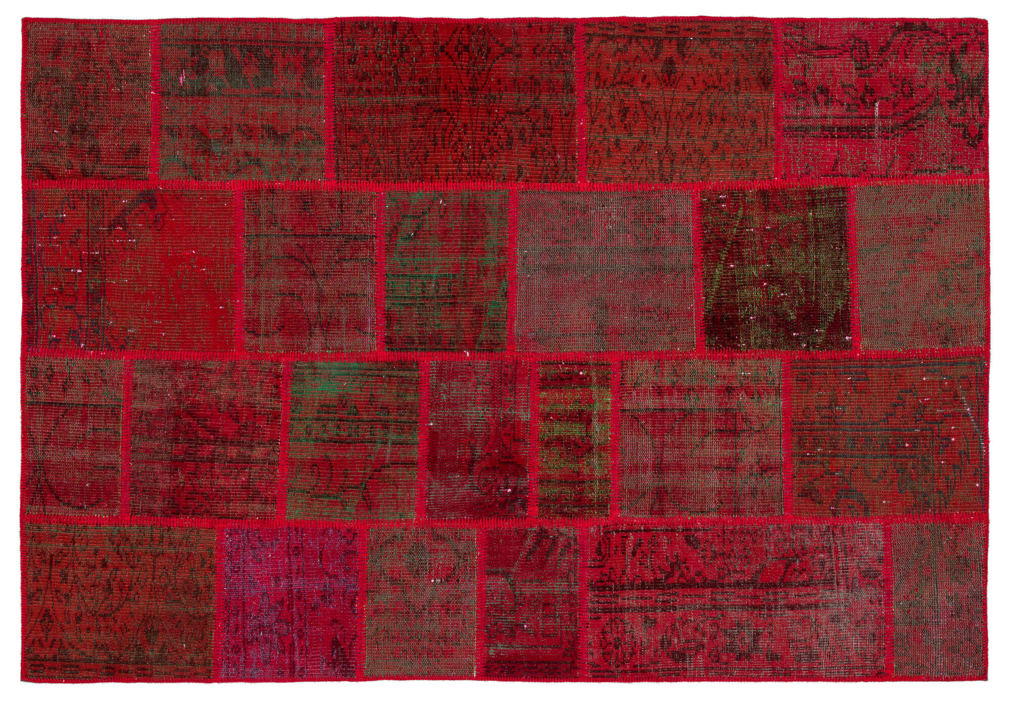 Apex Patchwork Unique Kırmızı 34207 156 cm X 228 cm