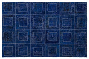 Apex Patchwork Unique Mavi 2086 160 cm X 230 cm (1)