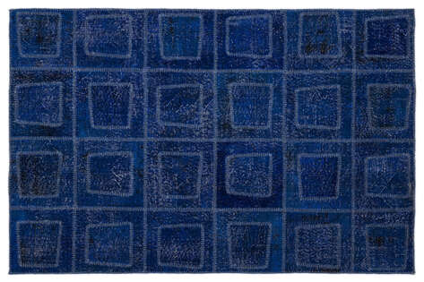 Apex Patchwork Unique Mavi 2086 160 cm X 230 cm - 1