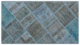 Apex Patchwork Unique Mavi 21326 082 cm X 150 cm (1)