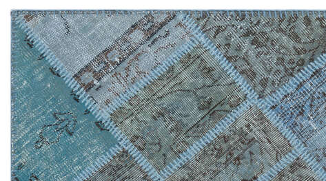 Apex Patchwork Unique Mavi 21326 082 cm X 150 cm - 5