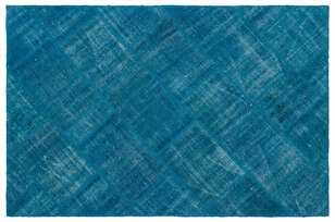 Apex Patchwork Unique Mavi 22154 120 cm X 180 cm - 1