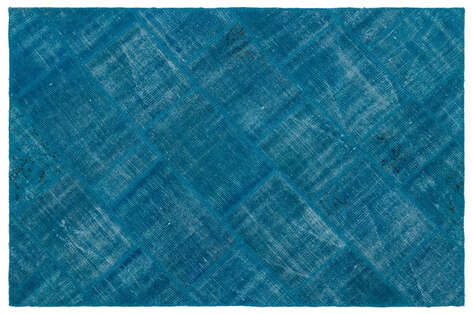 Apex Patchwork Unique Mavi 22154 120 cm X 180 cm - 1