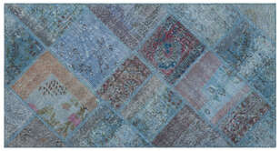 Apex Patchwork Unique Mavi 24752 080 cm X 150 cm (1)