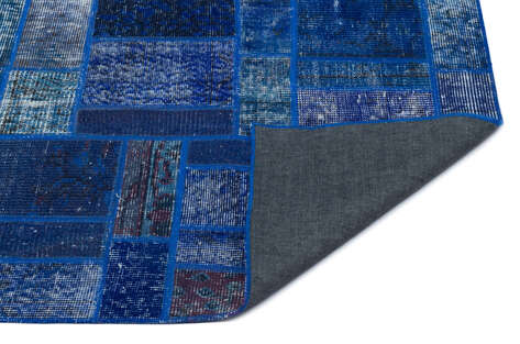 Apex Patchwork Unique Mavi 24856 120 cm X 182 cm - 2