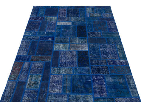 Apex Patchwork Unique Mavi 24856 120 cm X 182 cm - 3