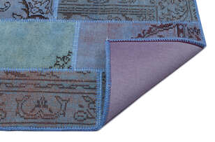 Apex Patchwork Unique Mavi 25899 080 cm X 150 cm (2)