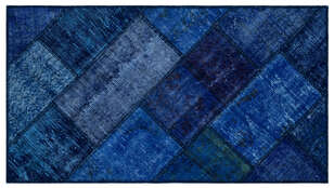 Apex Patchwork Unique Mavi 26024 080 cm X 150 cm (1)